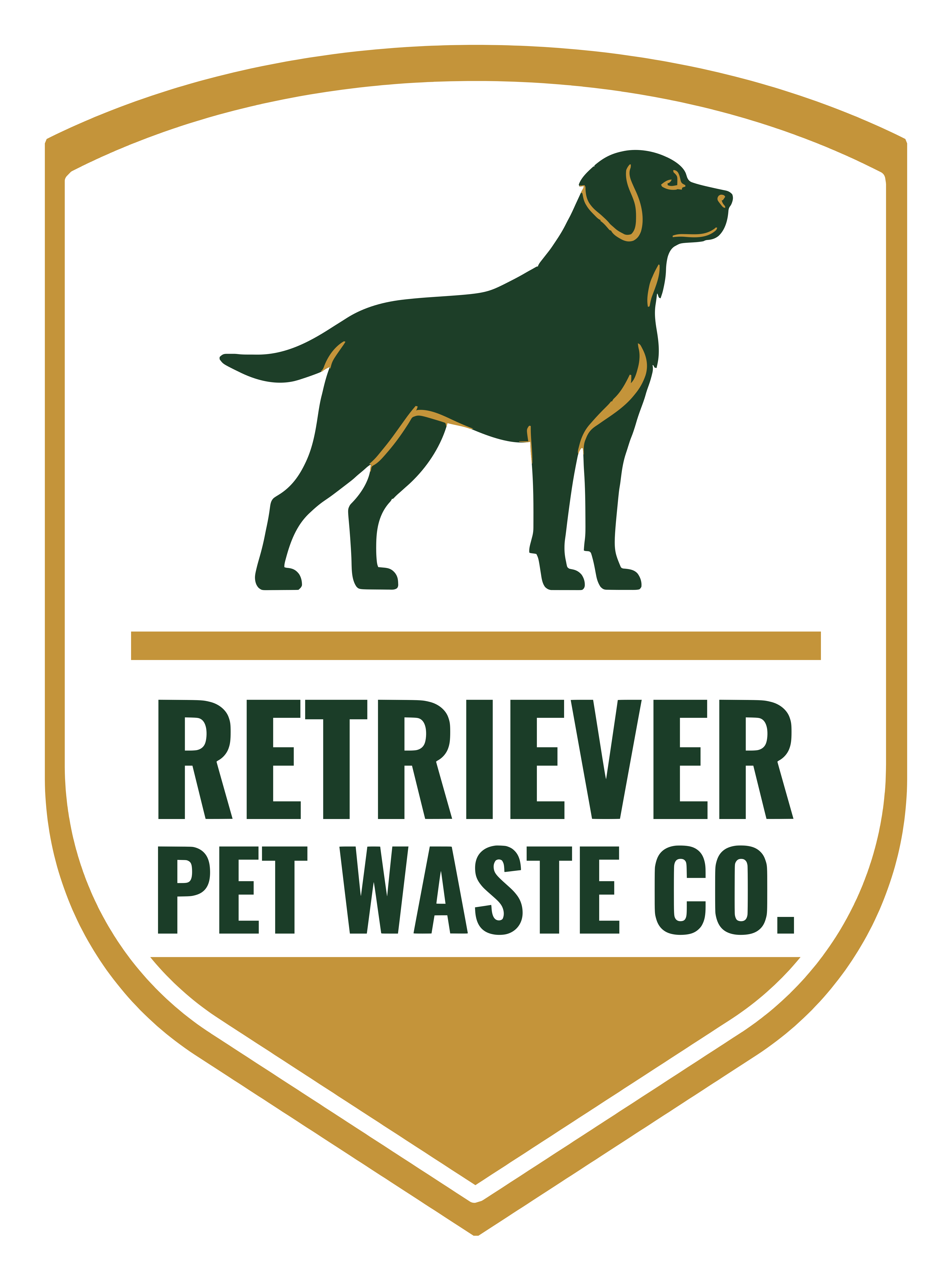 Retriever Pet Waste Co. badge
